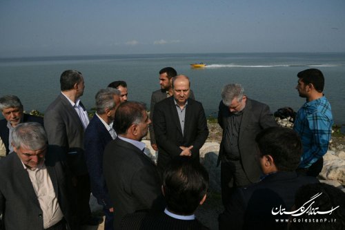 بازدید استاندار گلستان از پروژهای عمرانی و گردشگری شهرستان بندرگز