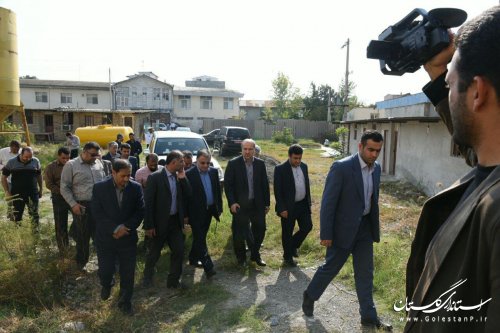 بازدید استاندار گلستان از پروژهای عمرانی و گردشگری شهرستان بندرگز