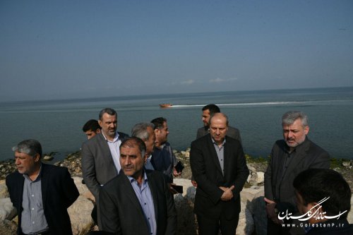 بازدید استاندار گلستان از پروژهای عمرانی و گردشگری شهرستان بندرگز