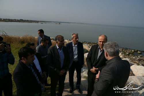 بازدید استاندار گلستان از پروژهای عمرانی و گردشگری شهرستان بندرگز
