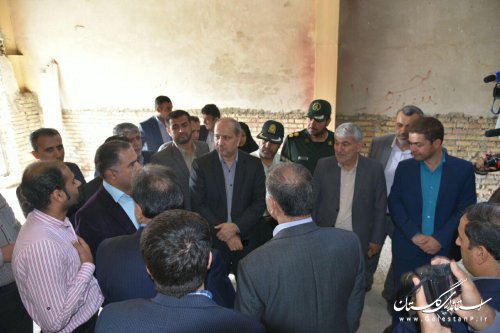بازدید استاندار گلستان از پروژهای عمرانی و گردشگری شهرستان بندرگز