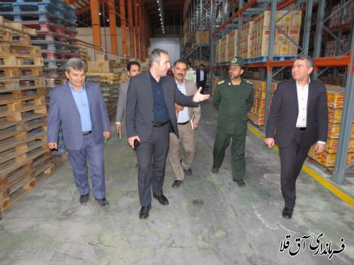 بازدید فرماندار و اعضای شورای تامین شهرستان آق قلا از شرکت قاسم ایران