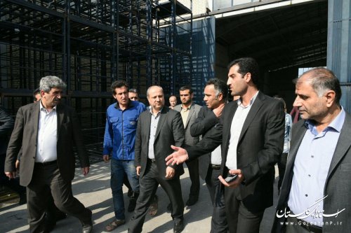 بازدید استاندار گلستان از شهرک صنعتی بندرگز