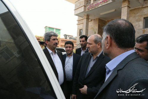 بازدید استاندار گلستان از شهرک صنعتی بندرگز