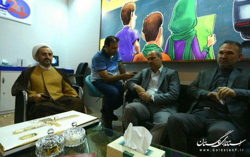 بازدید استاندار گلستان از بیست و سومین نمایشگاه مطبوعات و خبرگزاری های کشور