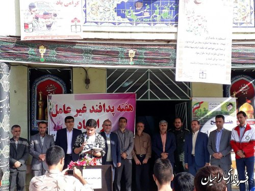 مانور پدافند غیرعامل صبح امروز با حضور مسئولین شهرستان رامیان برگزار شد 