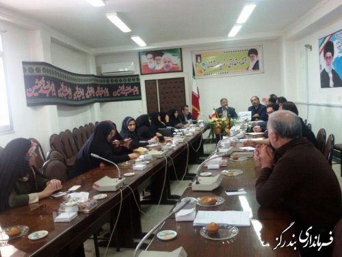 برگزاری جلسه هم اندیشی تشکل های مردم نهاد در فرمانداری بندرگز