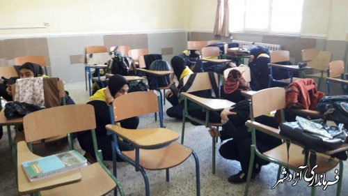 فرماندار آزادشهر از برگزاری مانور زلزله در مدارس این شهرستان خبرداد