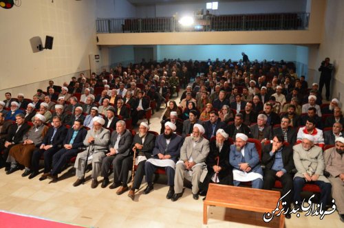ایجاد امنیت و سلامت، توسعه و اشتغال پایدار دو رویکرد اساسی ما در شهرستان ترکمن است