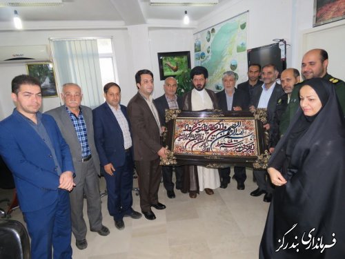 آئین تکریم و معارفه فرماندار شهرستان بندرگز برگزار شد