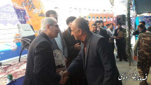 هفتمین یادواره۵۲شهید دانش آموزی باحضورجمالی فرماندار وفرهنگیان کردکوی