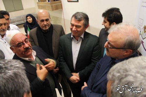 بازدید معاون سازمان برنامه و بودجه کشور از بیمارستان آل جلیل آق قلا