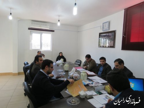 جلسه کمیته گندم، آرد و نان شهرستان رامیان برگزار شد