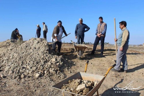 فصل هفتم کاوش های باستان شناسی شهر تاریخی گرگان (جرجان) آغاز شد 