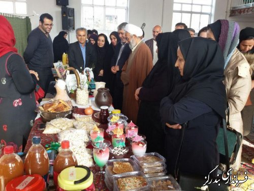 نمایشگاه هنرهای دستی بانوان روستایی در روستای گز غربی شهرستان بندرگز افتتاح شد