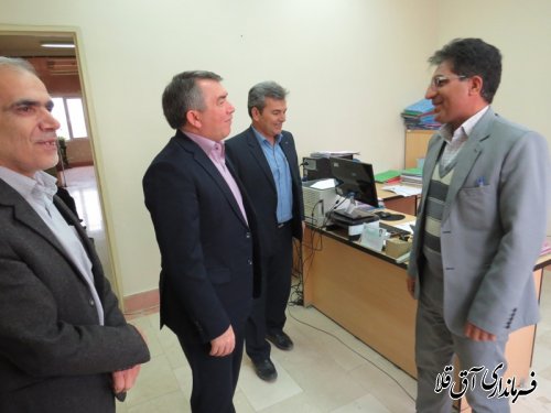 دیدار فرماندار با رئیس و کارکنان ثبت احوال شهرستان آق قلا