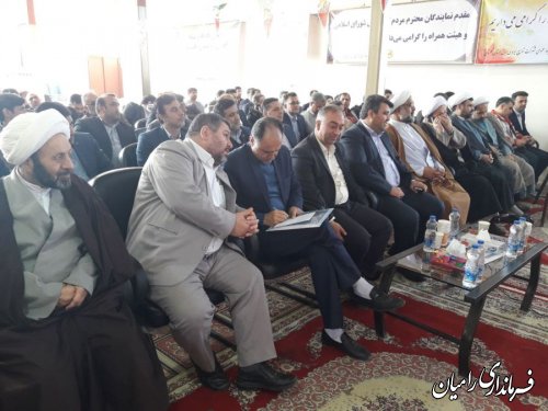 آیین افتتاح اولین نیروگاه مقیاس کوچک استان گلستان در شهرک صنعتی رامیان برگزار شد