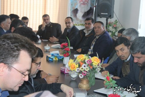جلسه کارگروه اشتغال شهرستان مراوه تپه باحضور فعالین اقتصادی و اعضای گارگروه برگزار شد