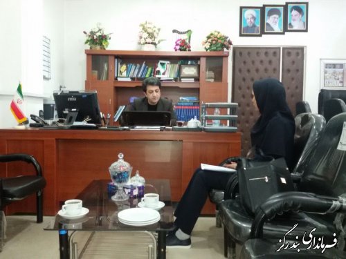 دیدار چهره به چهره فرماندار بندرگز با مردم شهرستان