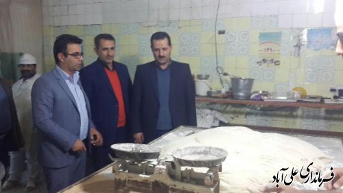 بازدید فرماندار از نانوایی های سطح روستاهای شهرستان