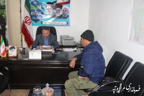 ملاقات عمومی فرماندار شهرستان مراوه تپه 