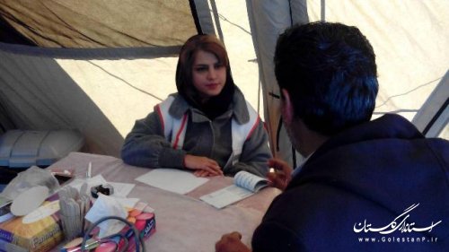 ارائه خدمات رایگان جمعیت هلال احمر گلستان به روستاهای کم برخوردار استان خراسان جنوبی