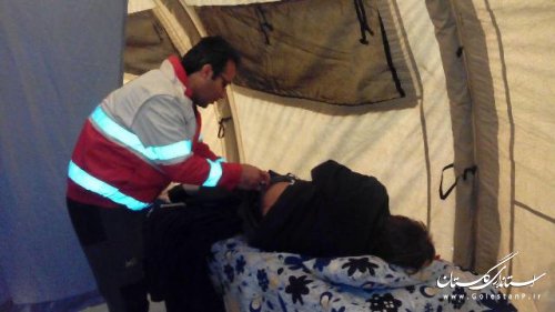 ارائه خدمات رایگان جمعیت هلال احمر گلستان به روستاهای کم برخوردار استان خراسان جنوبی