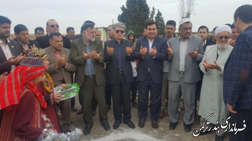 مراسم کلنگ زنی مدرسه سه کلاسه در روستای قره قاشلی برگزار شد