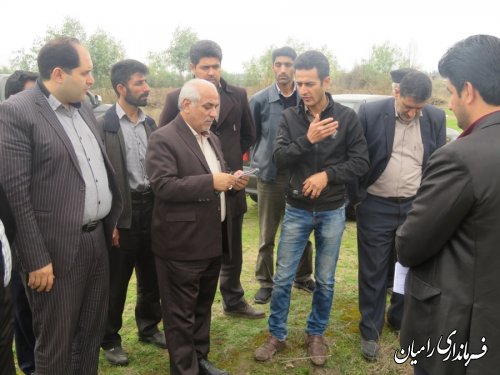 فرماندار شهرستان رامیان از شهر خان ببین و بخش فندرسک بازدید نمودند