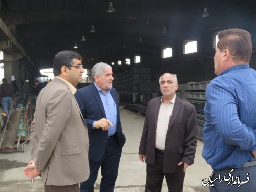فرماندار شهرستان رامیان از شهر خان ببین و بخش فندرسک بازدید نمودند