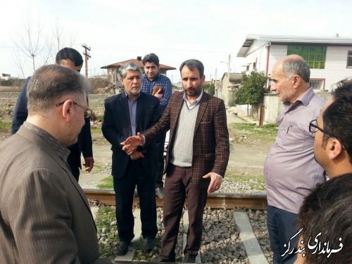 مديركل راه آهن شمال شرق ٢ از پروژه زيرگذر ضلع غربى شهر بندرگز بازدید کرد