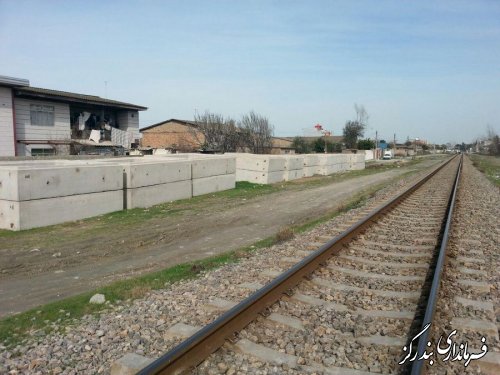مديركل راه آهن شمال شرق ٢ از پروژه زيرگذر ضلع غربى شهر بندرگز بازدید کرد