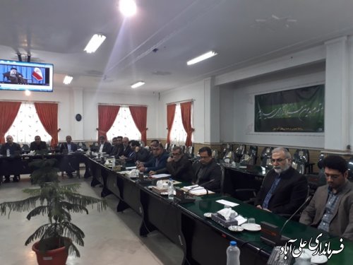 جلسه کارگروه اجتماعی و فرهنگی شهرستان علی آباد کتول در فرمانداری برگزار شد