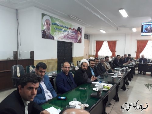 جلسه کارگروه اجتماعی و فرهنگی شهرستان علی آباد کتول در فرمانداری برگزار شد