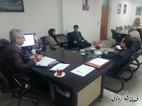 جلسه هماهنگی تنظیم بازار شب عید, با حضور جمالی فرماندارکردکوی و روسای ادارات متولی امرتشکیل شد