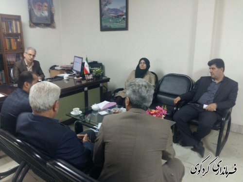 جلسه هماهنگی تنظیم بازار شب عید, با حضور جمالی فرماندارکردکوی و روسای ادارات متولی امرتشکیل شد