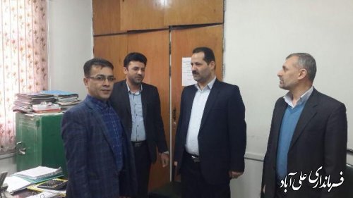 بازدید فرماندار علی آباد کتول از اداره تعاون روستایی