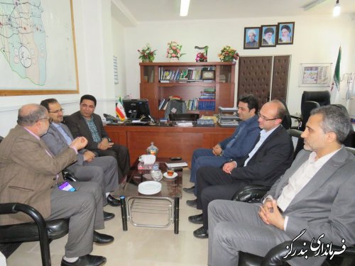 دیدار مدیرعامل شرکت مخابرات گلستان با فرماندار بندرگز