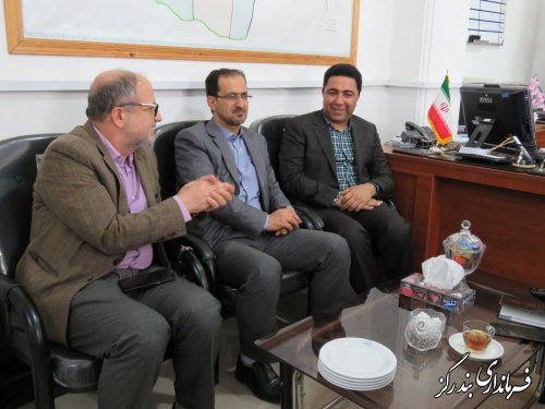 دیدار مدیرعامل شرکت مخابرات گلستان با فرماندار بندرگز
