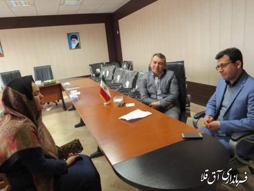 اولین ملاقات عمومی فرماندار شهرستان آق قلا در سال جدید برگزار شد
