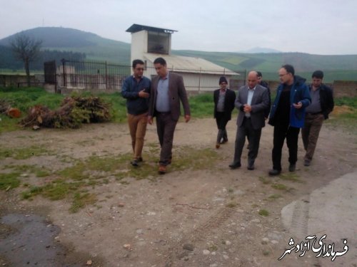 بازدید فرماندار شهرستان آزادشهر از کشتارگاه شهرداری آزادشهر