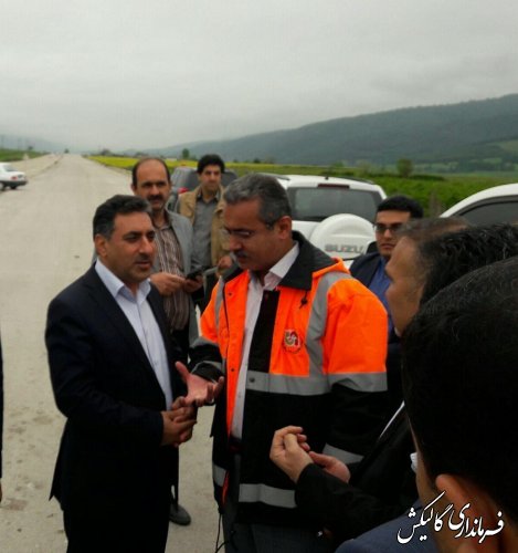 عملیات اجرایی تعریض محور مینودشت-گالیکش آغازشد