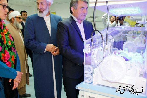 با اعتبار 2 میلیارد ریال،بخش نوزادان بیمارستان آل جلیل آق قلا افتتاح شد