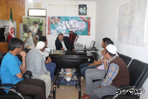 ملاقات عمومی فرماندارشهرستان مراوه تپه  برگزار شد
