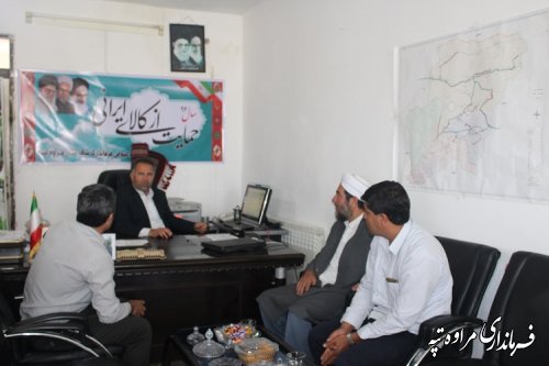 ملاقات عمومی فرماندارشهرستان مراوه تپه  برگزار شد