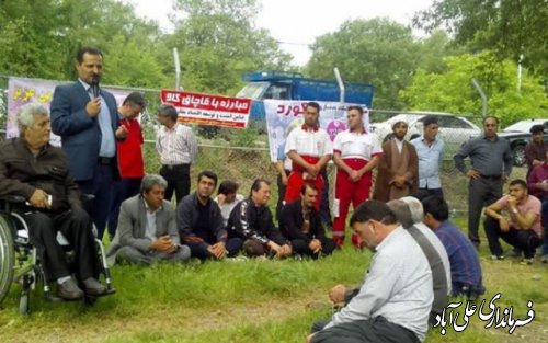 همایش پیاده روی خانوادگی علی آباد کتول باحضور فرماندار