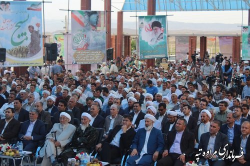 فرماندار مراوه تپه : اشعار مختومقلی نماد وحدت و همدلی است