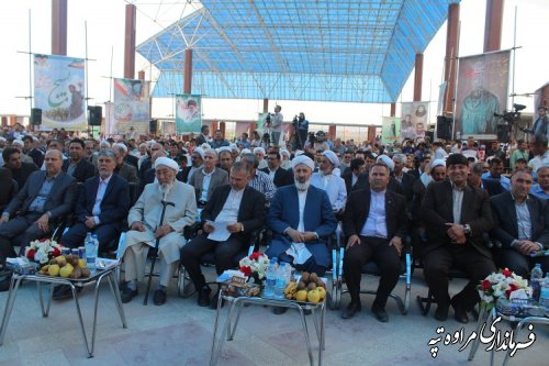 فرماندار مراوه تپه : اشعار مختومقلی نماد وحدت و همدلی است