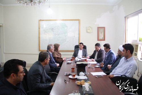 جلسه ستاد مدیریت مصرف برق شهرستان گرگان در فرمانداری تشکیل شد