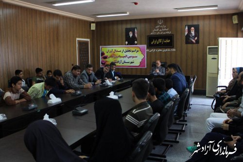 مراسم تجلیل از مدال آوران آزادشهری المپیاد ورزشی گلستان برگزار شد